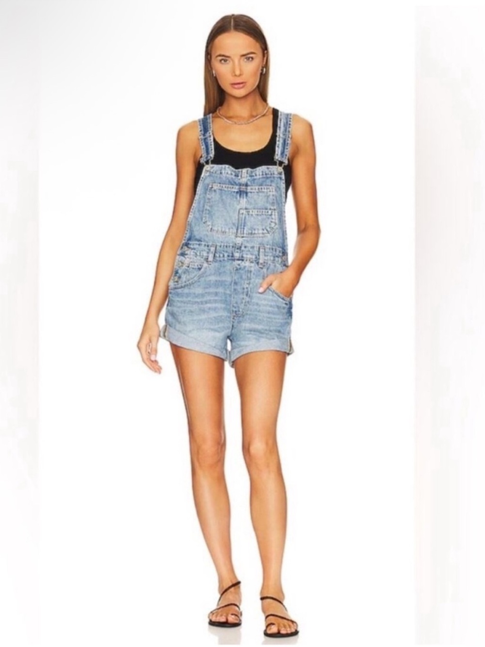 Free People We The Free Ziggy Shortalls XS - Picture 3 of 7
